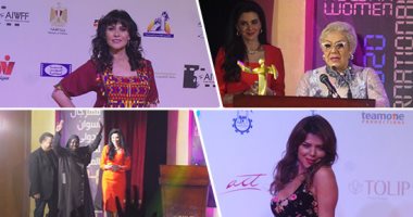 مهرجان أسوان الدولى لأفلام المرأة يختتم فعاليات دورته الرابعة..بسمة تظهر بفستان أسوانى.. وناهد فريد شوقى تبكى أثناء تكريمها وتعبر عن حبها لعاصمة أفريقيا بكلمات"نوبية".. وتكريم أكبر رائدة ريفية بمصر.. فيديو وصور