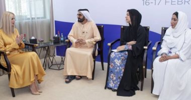 محمد بن راشد يستقبل  إيفانكا ترامب مستشارة الرئيس الأمريكى