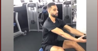 لا وقت للراحة.. عمرو السولية يتدرب فى الجيم استعداداً لسوبر الزمالك