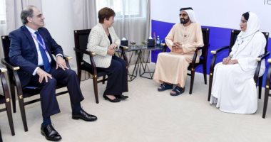 محمد بن راشد يستقبل رئيسة صندوق النقد الدولى