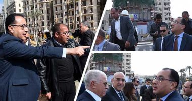 صور.. رئيس الوزراء يتابع أعمال تطوير ميدان التحرير.. ويؤكد الاهتمام بتحديث القاهرة التاريخية.. وضرورة الالتزام بالتوقيتات الزمنية المحددة.. وعاصم الجزار: 3 فرق عمل على مدار الـ 24 ساعة