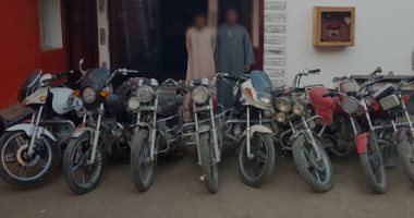ضبط تشكيلين عصابيين لسرقة الدراجات النارية بسوهاج.. وإعادة كافة المسروقات