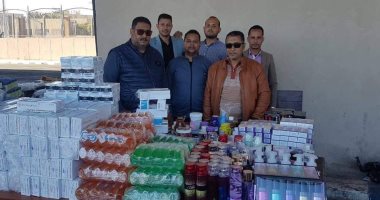 ضبط 10 محاولات تهرب جمركى لطائرة تنصت وألعاب نارية ومستحضرات تجميل بسفاجا