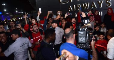 ‎استقبال حافل من جماهير الأهلي لبعثة الفريق بالإمارات