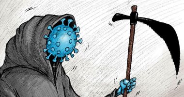 كاريكاتير صحيفة كويتية.. تزايد أعداد ضحايا فيروس كورونا