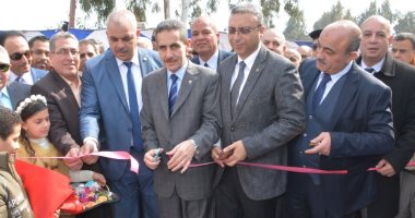 صور.. محافظ الغربية يفتتح محطة صرف صحى بقرية كفر إبرى بـ20 مليون جنيه
