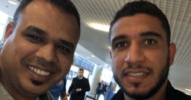 صور.. بعثة الأهلى تصل مطار القاهرة استعدادا للسفر لأبو ظبى لمواجهة الزمالك