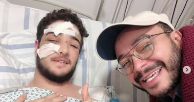 حسام داغر يطمئن جمهوره علي صديقه عاني من كسر في الجمجمة    