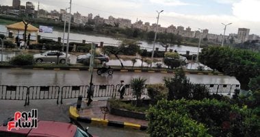 هطول أمطار غزيرة على مدن القليوبية وإعلان حالة الطوارئ بالمحافظة