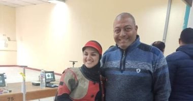 صور.. فريدة درويش تحصد ذهبية البطولة العربية للرماية