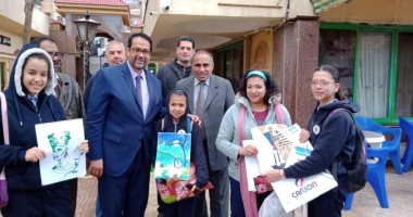 "الهوية المصرية بين الماضى والحاضر والمستقبل" مسابقة للرسم بنادى معلمى طنطا