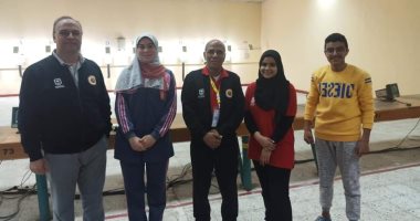 صور.. يارا عصام تضيف ذهبية جديدة لمصر بالبطولة العربية للرماية 