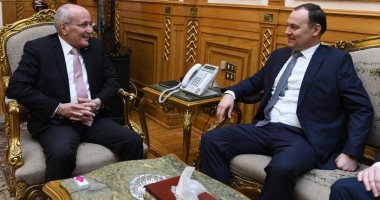 "العصار" يستقبل وزير الصناعات العسكرية البيلاروسى لبحث التعاون المشترك
