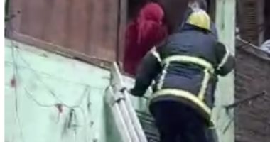 إنقاذ 4 أشخاص انهار عليهم منزل بمنطقة السيدة زينب.. صور