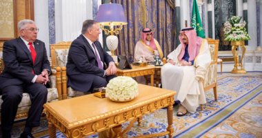 العاهل السعودى يستقبل وزير الخارجية الأمريكى لبحث عدد من ملفات المنطقة