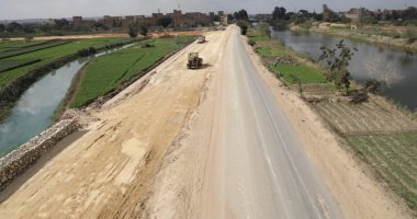  محافظة الجيزة: ازدواج طريق " الحسانين-ذات الكوم " بمنشأة القناطر 