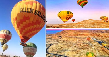 شركة بالون طائر بالأقصر تدعو السيدة الأمريكية المصابة بالسرطان لرحلة بعاصمة الحضارة الفرعونية