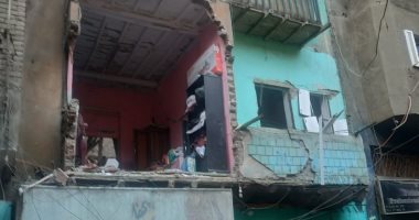 محافظ القاهرة يشكل لجنة لفحص العقارات المجاورة لعقار الشرابية المنهار.. صور