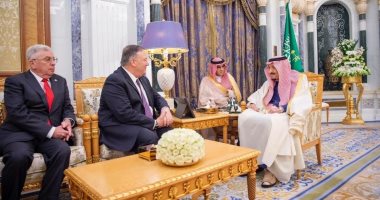 العاهل السعودى يستقبل وزير خارجية الأمريكى مايك بومبيو فى الرياض 