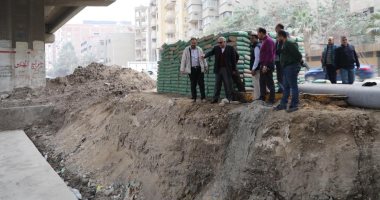 محافظ الجيزة يتابع أعمال تطوير ترعة المريوطية بطول 3 كم ..صور