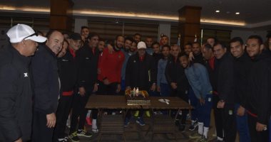  صور.. الاتحاد السكندرى يحتفل بعيد ميلاد طلعت يوسف 