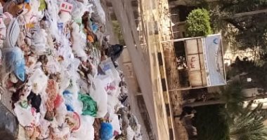 قارئة تشكو من انتشار القمامة بشارع 27 الرئيسى بالإسكندرية