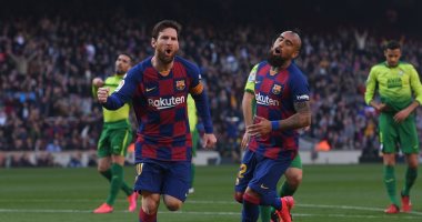 برشلونة ضد إيبار.. هاتريك ميسي يقود البارسا للتقدم بثلاثية في الشوط الأول "فيديو"