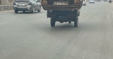 مواقف وطرائف.. قارئ يرصد "تروسكل شايل عربية" بطريق الزقازيق