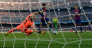 برشلونة يعيد تاريخ الدورى الإسبانى ويصل للهدف 6151 متجاوزا ريال مدريد.. فيديو