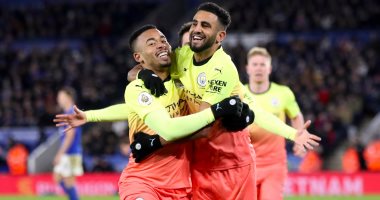 اهداف مباراة ليستر سيتي ضد مانشستر سيتي فى الدوري الانجليزي