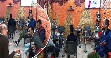 مقهى للصم والبكم فى قنا.. هنا الحديث بلغة الإشارة فقط.. جلسات ولقاءات سمر لذوى الهمم.. وأصحابها: الفكرة نجحت ووضعنا لوحة إشارة لنسهل على الزبائن العاديين.. ونتمنى تعميم الفكرة.. صور