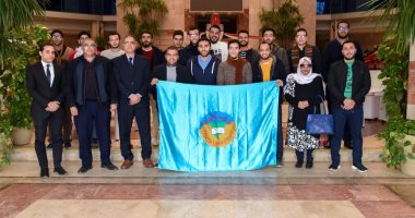 وفد من طلاب جامعة طنطا يزورون مقر الهيئة العربية للتصنيع