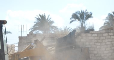 إزالة 659 حالة تعد على أراضى أملاك الدولة ببنى سويف 