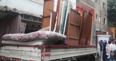 بدء إزالة منطقة حكر السكاكينى الجديدة بحى الشرابية ونقل 30 أسرة للمحروسة