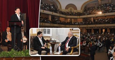 رئيس جامعة القاهرة: حظرت التعامل مع مطربى المهرجانات والخارجين على الذوق الراقى منذ عامين.. "الخشت": منعت مكبرات الصوت وإذاعة الأغانى الشعبية بالحرم.. وحفل لـ"عمر خيرت وأوركسترا القاهرة السيمفونى" قريبًا