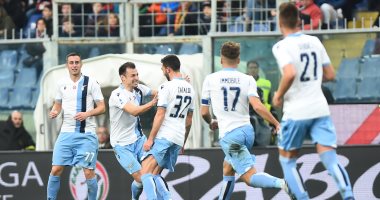 لاتسيو يعبر جنوى 3-2 ويقلص الفارق إلى نقطة مع يوفنتوس المتصدر.. فيديو