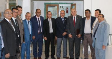 لجنة الاعتماد بالهيئة القومية للجودة والاعتماد تزور جامعة أسوان 