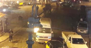 أمطار رعدية غزيرة على مناطق متفرقة بالإسكندرية وانخفاض بدرجات الحرارة