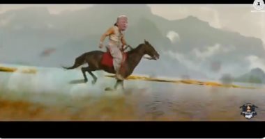 بيسخر من نفسه.. دونالد ترامب يتحول لمحارب خارق في الأفلام الهندية