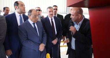 محافظ المنوفية ووزير التنمية المحلية يشهدان التشغيل التجريبى لمصنع تدوير القمامة