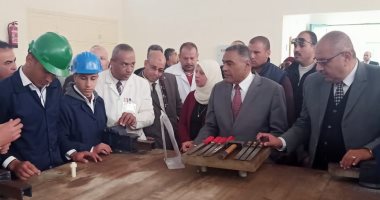 صور.. محافظ مطروح يتفقد المدرسة الفنية للتطبيقات النووية بالضبعة
