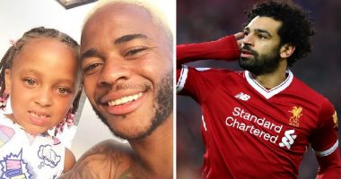 سترلينج: ابنتى تعشق محمد صلاح رغم تنافس ليفربول والسيتى وتضايقنى بأغنيته