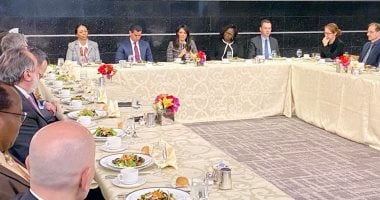 وزيرة التعاون الدولى تلتقى المديرين التنفيذيين للبنك الدولى 