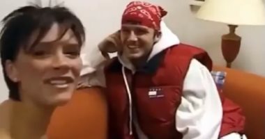 فيكتوريا تسترجع قصة حبها مع ديفيد بيكهام بفيديو منذ 20 سنة