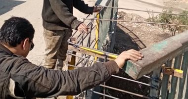 نائب محافظ القليوبية تستجيب بسرعة إصلاح كوبري السواح في شبرا الخيمة.. صور