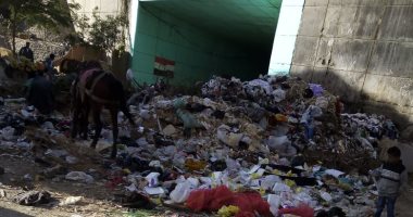 قارئ يشكو تراكم القمامة بتقسيم الدفاع المدنى بدائرى المعادى