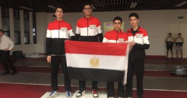 صور .. أدهم معتز يضيف ذهبية جديدة لمصر فى بطولة افريقيا للسلاح