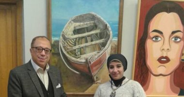 افتتاح المعرض الطلابى السنوى بـ"فنون جميلة الزمالك".. صور