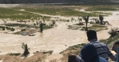 توقف تدفق سيل وادى العريش فى مياه البحر المتوسط