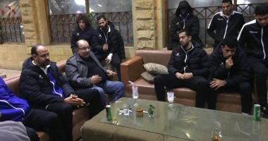 جلسة تحفيزية بمعسكر المقاولون استعدادا للدور الثاني بالدوري..صور